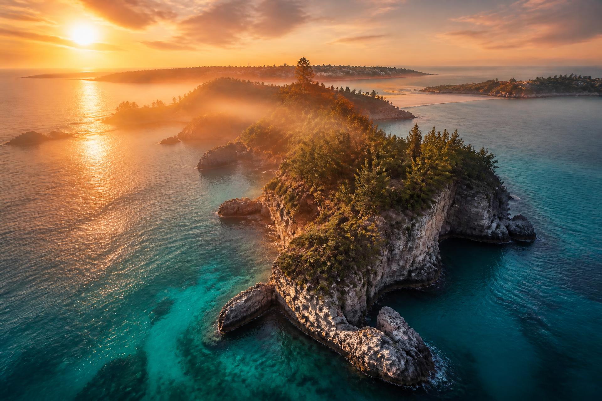 Sunrise over St. David's Island, Bermuda